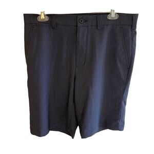 PGA Tour Dark Gray Herringbone Pattern‎ Lightweight Golf Shorts Mens Size 32